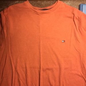 Tommy Hilfiger orange short sleeve t shirt